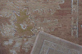 Eno Elmina Rust, Beige, Ivory, and Green Viscose Area Rug B055P315644