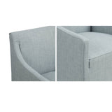 Skirted Dining Arm Chair with Casters B035P217811