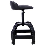 Pneumatic 360 Degree Swivel Stool, Mechanics Rolling Creeper Seat, Heavy Duty Mechanics Stool,black 36433541