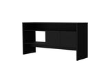 Black Console Table with Two Doors B062P252130
