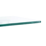 Modern minimalist rectangular glass table accessories, transparent glass countertop W210112651