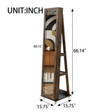 Fashion Simple 360&deg Swivel With Led light Jewelry Cabinet 88467376