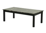 ZNTS Contemporary Black Faux Marble Top 1x Coffee Table and 2x End Tables 3pc Coffee Table Set Living B011P237499