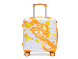 20 Inch PC Spinner Wheel Luggage, Carry on Suitcase, With Printed pattern and Combination Lock W2787P487169