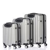 ZNTS 3-in-1 Multifunctional Large Capacity Traveling Storage Suitcase Silver Gray 52264925