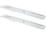 2 Sets Foldable Ferruginous Car Ramp, Portable Easy Fold Lightweight Ramp for Car Truck SUV W46557318