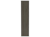 Weathered Grey 10-Shelf Open Back Bookcase B062P153821