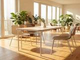 43" Folding Card Table, Portable Table for Dining, Camping, or Game Night, White/Oak 21987873