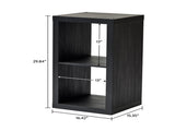 2 Cube Storage Organizer, Charcoal 31221672