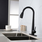 ZNTS Kitchen Faucets with Pull Down Sprayer, Kitchen Sink Faucet with Pull Out Sprayer, Fingerprint 88256761