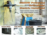 Mixer 13A Single Paddle Concrete Mortar Mixer, 5/8" Keyed Chuck, Soft Start, Come w/100mm Large 98394397