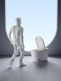 ZNTS Smart Toilet with Built-in Bidet Seat, Tankless Toilet with Auto Lid Opening, Closing and Flushing, W1667P177231