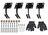 6" Side Step Running Board Pair fit for Ford F-250 1999-2016 Heavy Duty Nerf Bars 46830401