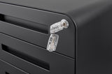 3 Drawer Mobile File Cabinet Under Desk Office,Simple Style Versatile Storage Cabinet for W124782438