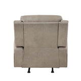 Luxurious Style Rocker Reclining Chair Brown Plush Comfortable Living Room Furniture B011P144390