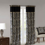Jacquard Curtain Panel Pair B03598268