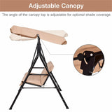 2-Seat Patio Swing Chair with awning 58291905