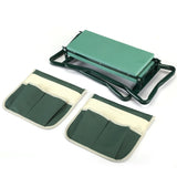Outdoor 2-in-1 Garden Stool and Kneeler, Garden Bench with Tool Bags, Kneeling Pad, Gift for Parent, W2181P155115
