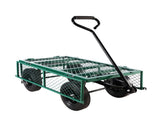 (Green solid wheels wagon cart) Solid wheels Tools cart Wagon Cart Garden cart trucks make it easier 83077866