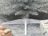 6-foot silver Christmas tree with bracket 07625366