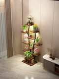 (Vase Shape) Plant Stand Indoor with Grow Lights, Indoor Plant Shelf, Metal Plant Flower Holder W2641P323267