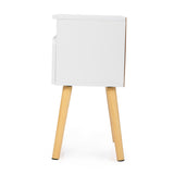2-piece modern bedside table, bedroom coffee table with drawers, shelves, living room bedside W2181P149701