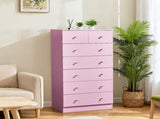 Macaron powder, particleboard with melamine veneer, 66*40*131cm, 52 drawer cabinet, matte gold 69590279