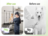 47'' Large Dog Grooming Table Stainless Steel Foldable Grooming Table for Dogs at Home Adjustable W3587P462651
