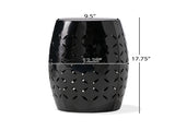 12" Accent Side Table, Cylindrical Design End Table for Living Room, Family Room, or Entryway, 06358658
