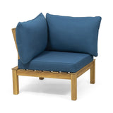 ZNTS ARLINGTON CORNER SOFA + TABLE, TEAL 67043.00DT