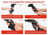 2-in-1 Cordless Pole Saw, Brushless Mini Chainsaw Cordless with Pole, 2 Pack 21500mAh Batteries 70458939