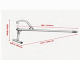 48 Inch Heavy Duty Timber Jack, Metal Handle Log Lifter with Adjustable Cant Hook, for Rolling & 46568772