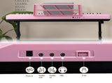 GEP-110 61 Key Lighting Keyboard with Piano Stand, Piano Bench, Built In 20998654