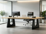 70.86" Executive Desk, Modern Computer Desk with Storage for Home Office 22779403