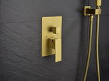 Shower system combo with hand shower, 16 inch shower head and tub spout 96940722
