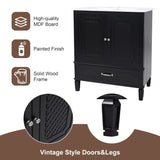 30" Bathroom Vanity with Sink Vintage Style, Multi-functional Storage Space, Door Shelf, N759P218644B