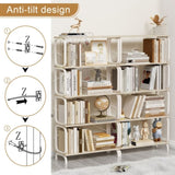 ZNTS 5 Tier Large Book Shelf, Bookcase Home Office Open Bookshelf,Shelves for Living Room, Office 72464849