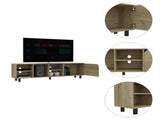 Harwich 5-Shelf TV Stand Light Oak B06280295