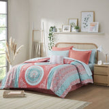 Queen Boho Comforter Set with Bed Sheets B03595825
