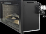 28inch Infrared Electric Fireplace Insert, Touch Panel Home Decor Heater, With Cracking Sound W1769P191328
