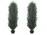 6FT detachable Artificial green pine and cypress tall simulation plant for indoor and outdoor W2945P322224