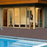 Plastic Interlocking Deck Tiles, 11.8"x11.8", Patio Flooring Outdoor Waterproof All W2882P204154