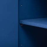 U_STYLE Sleek Storage Cabinet Sideboard Buffet with Vertical Line Design,Suitable for Study,Entrance N711P205933V
