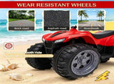 Red 6V Battery-Powered Kids ATV Sturdy 4-Wheel Quad Ride-On Toy with Bright LED Headlights for 84411966