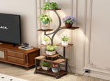 Plant Stand Indoor with Grow Lights - 62" Tall Plant Shelf, Lighted Corner Plant Stands for Indoor 63178414