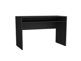 Computer Desk 30.6" H, with 1 Shelf, Black B097P250846