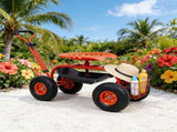 Garden Cart Rolling Scooter, Adjustable Height Heavy Duty Scooter, Rolling Garden Cart with 4 Wheels 64653534
