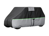 600D Waterproof Oxford Golf Cart Cover, Full Coverage for 22 / 4 Passenger Club Car, PU Coated with 09499555