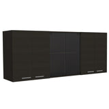 Yuma 150" Wall Cabinet, Two Close Cabinets, Two Open Shelves B128P148994