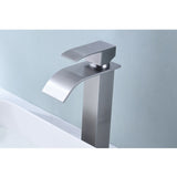 Waterfall Spout Single Handle Bathroom Sink Faucet W2287P154591